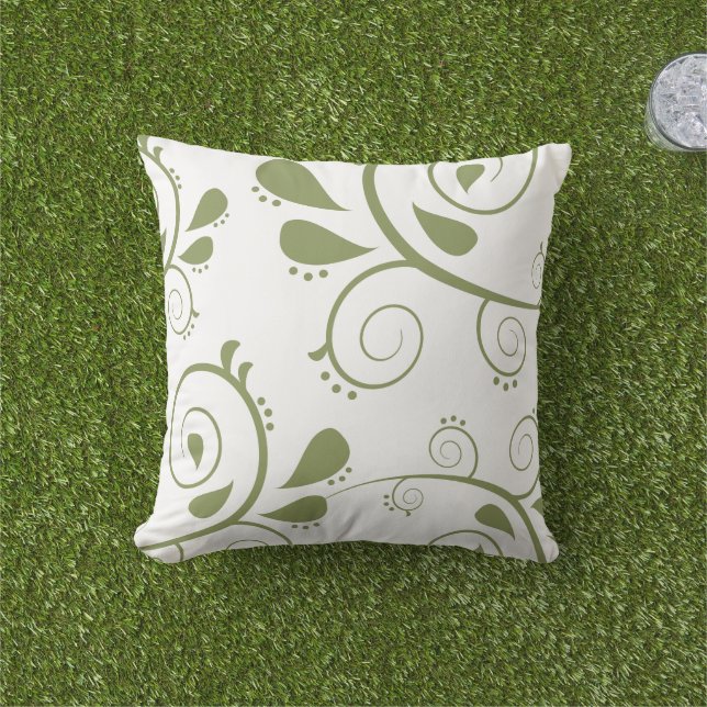 green art decor outdoor pillows  kissen (Golfball-Marker)