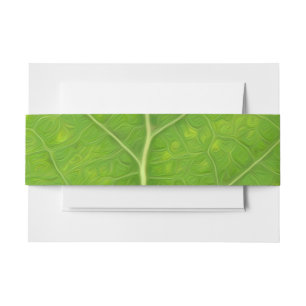 Green Aspen Leaf #11 Einladungsbanderole