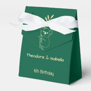 Green Australian Animals Twins 6. Geburtstag Geschenkschachtel