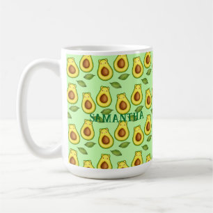 Green Avocado Cat Kaffeetasse