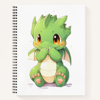 Green Baby Dragon Notizbuch