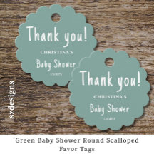 Green Baby Dusche Runde