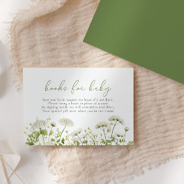 Green Baby in Blood Wildblume Bücher für Baby Begleitkarte