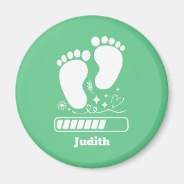 Green Baby Loading Magnet