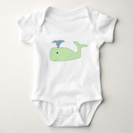Green Baby Whale Bekleidung Strampler