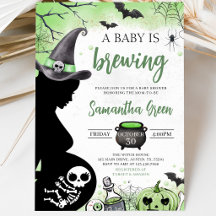 Green Baby wird Halloween Baby Dusche brauen