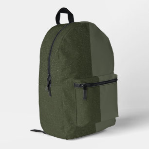 Green-Backpack mit zwei Tonen Moos - Benutzerdefin Bedruckter Rucksack