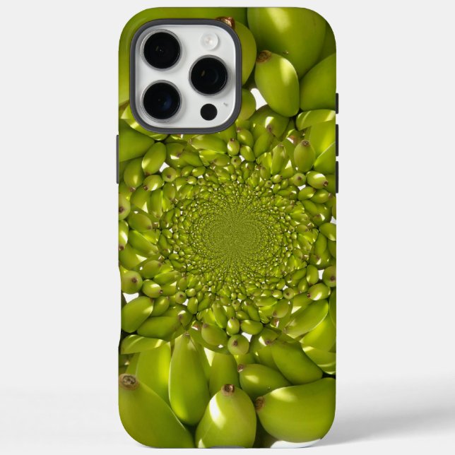 Green Banana Kaleidoskop Art Print/Graphic iPhone 16 Pro Max Hülle (Rückseite)