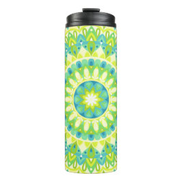 Green Base Mandala Thermosbecher