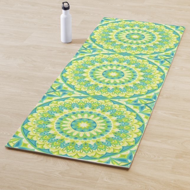 Green Base Mandala Yogamatte (Beispiel)