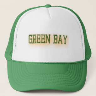 Green Bay-Grün-und GoldSchmutz-Sport Truckerkappe