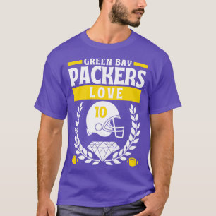 Green Bay Packers Liebe 10 Edition T-Shirt