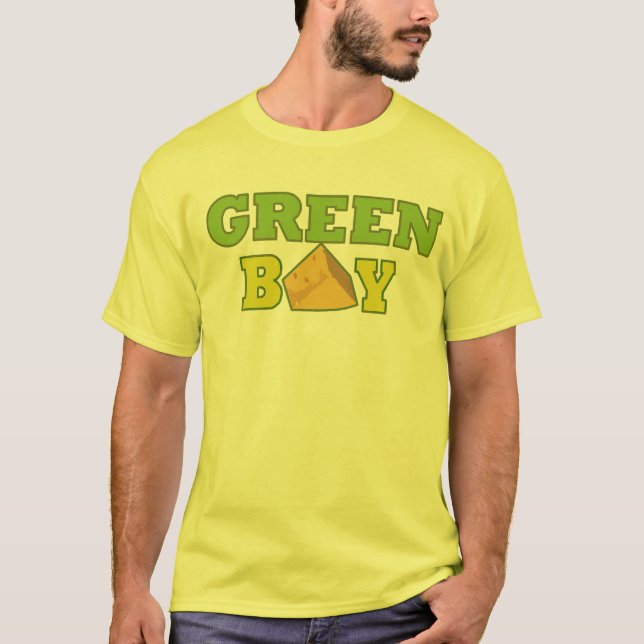 Green Bay T-Shirt-Gelb T-Shirt (Vorderseite)
