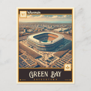 Green Bay, Wisconsin   VINTAG Postkarte