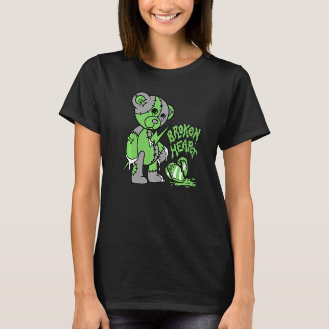 Green Bean 5s Loser  Heart Drip 5 Retro Green Bean T-Shirt (Vorderseite)