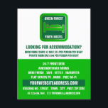 Green Bed Logo, Jugendherbergswerbung Flyer<br><div class="desc">Green Bed Logo,  Jugendherberge Unterkunft Werbung Flyer durch den Business Card Store.</div>