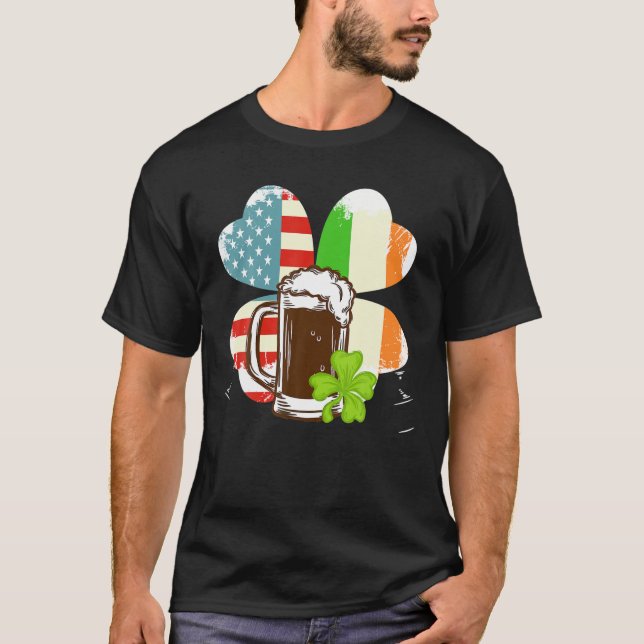 Green Beer Day Funny, Happy Patrick's Day, Irish S T-Shirt (Vorderseite)