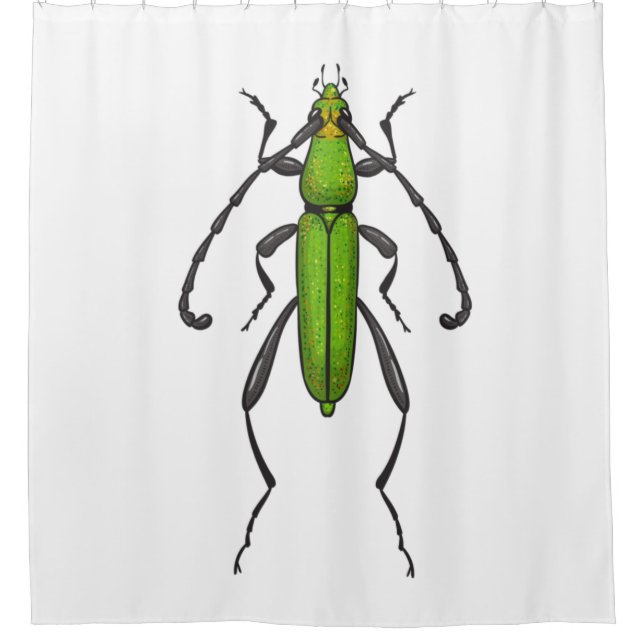 Green beetle duschvorhang (Vorderseite)