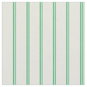 Green & Beige Muster der Streifen Stoff