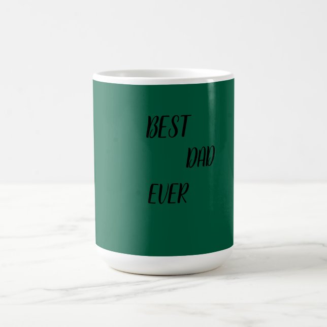 Green "Best Vater jemals Kaffeetasse (Mittel)