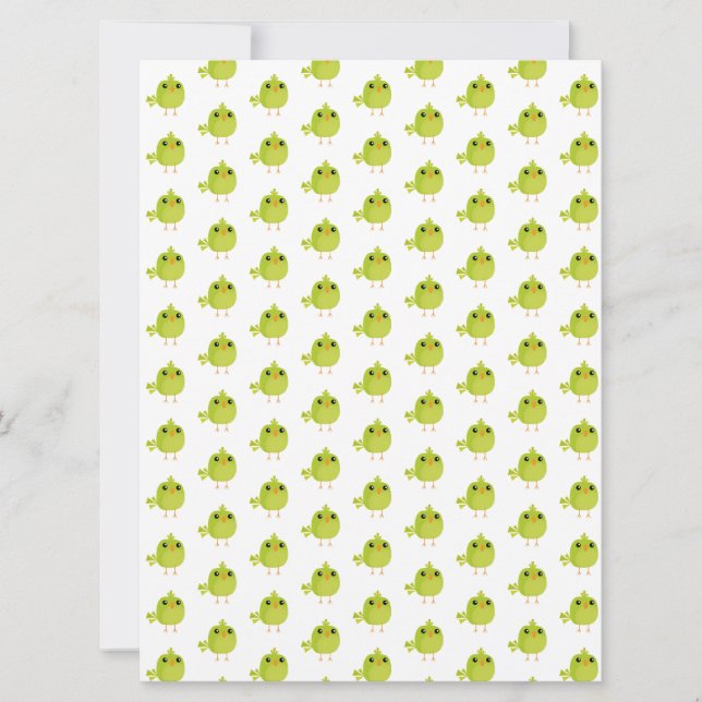 Green Bird Cartoon (Vorderseite)