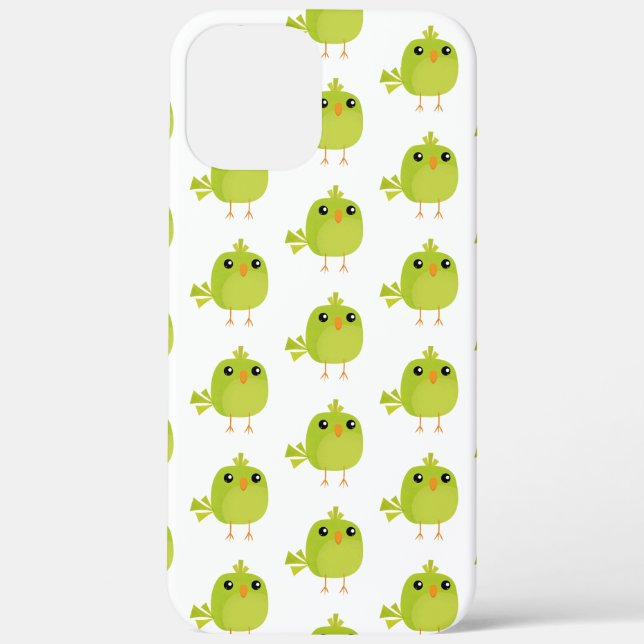 Green Bird Cartoon Case-Mate iPhone Hülle (Rückseite)