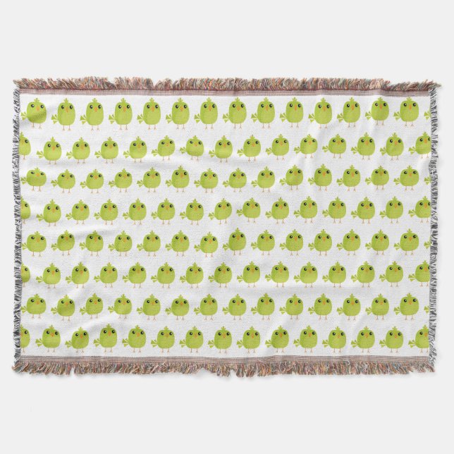 Green Bird Cartoon Decke (Vorderseite)