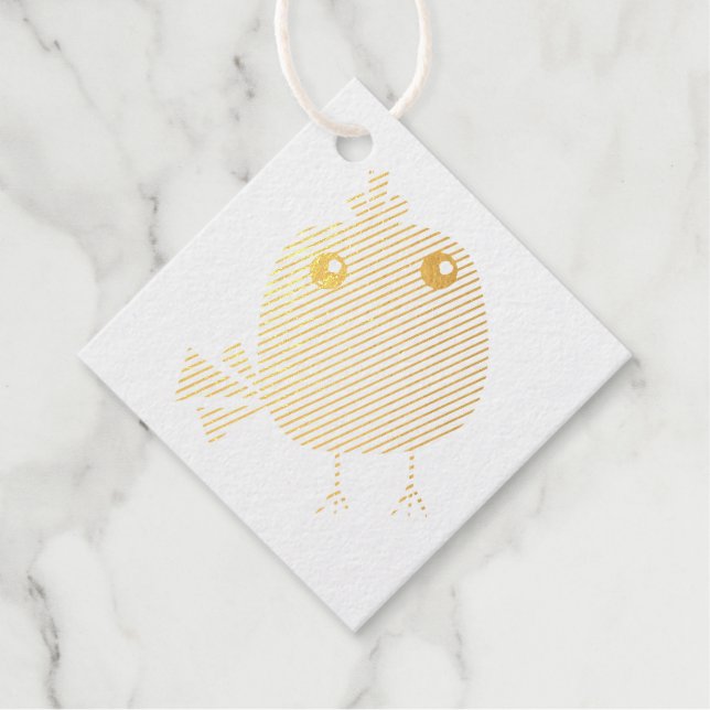 Green Bird Geschenkanhänger (Vorderseite)