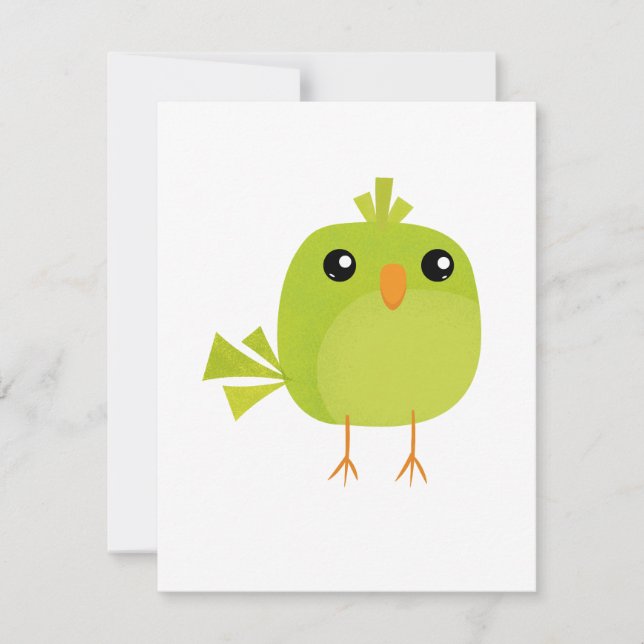 Green Bird Karte (Vorderseite)