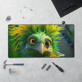 Green Bird Schreibtischunterlage