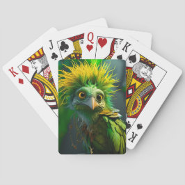 Green Bird Spielkarten