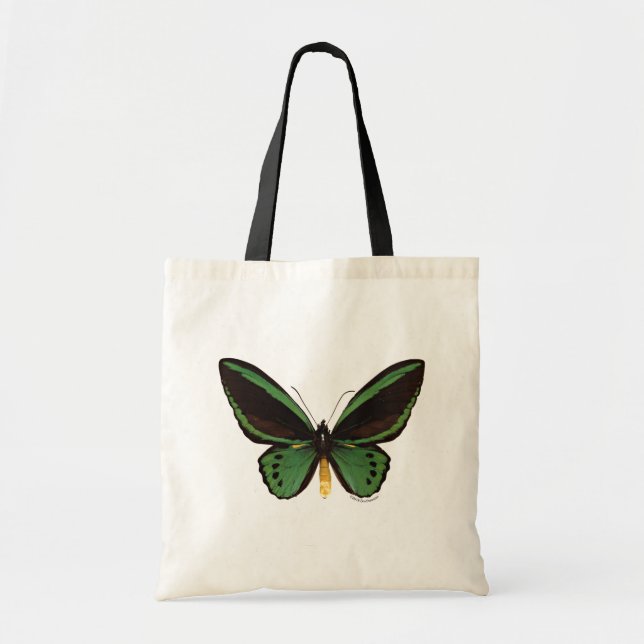 Green Birdwing Butterfly Tragetasche (Vorne)