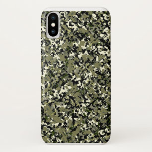 Green Black Cream Camouflage Muster drucken Case-Mate iPhone Hülle