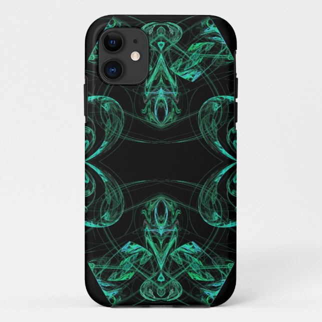 Green & Black iPhone 5 Benutzerdefinierte Case-Mat Case-Mate iPhone Hülle (Rückseite)