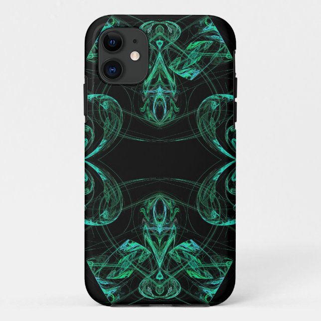 Green & Black iPhone 5 Case-Mate Selten dort Hülle (Rückseite)