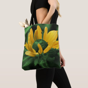 Green Black Mit Augen Susan Blume Abstrakt Tasche