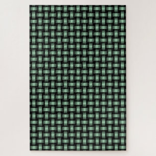 Green Black Weave Pattern