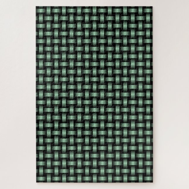 Green Black Weave Pattern (Vertikal)