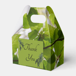 Green Blätter Wedding Gable Fvor Box Geschenkschachtel