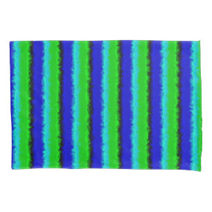 Green Blue abstrakt 3D Regenbogenmuster Kissenbezug