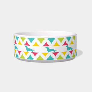 Green&Blue Diamant-Druck-Dackel Napf
