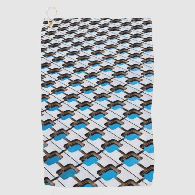 Green Blue Golf Handtuch #1 Vater (Vorderseite)