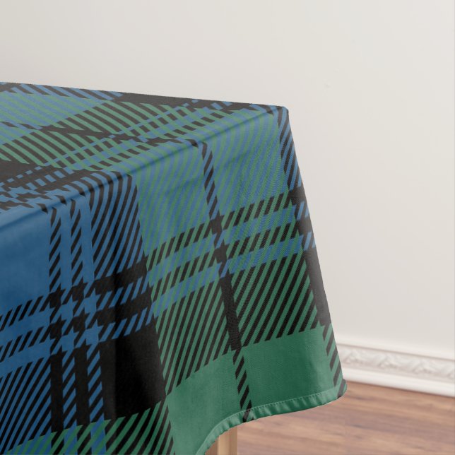 Green Blue Kariert Rustic Classic Camping Tartan Tischdecke (Beispiel)