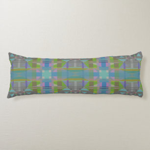 Green Blue Lila Geometric Seitenschläferkissen