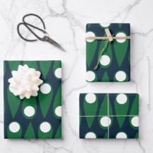 Green Blue Modern Polka Dot