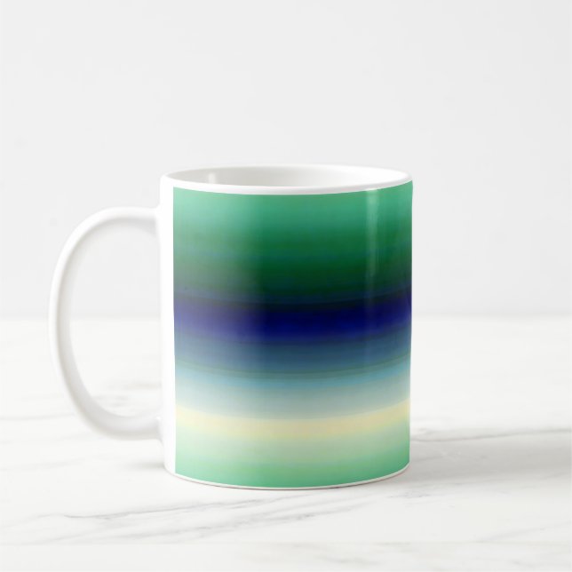 Green Blue Ombre Kaffeetasse (Links)