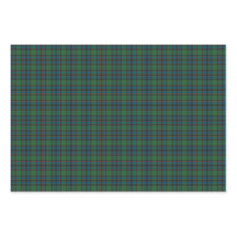 Green Blue Orange Plaid Tartan