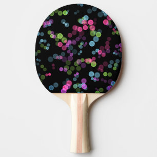 Green Blue Pink Lila Abstrakte Blase Design Tischtennis Schläger
