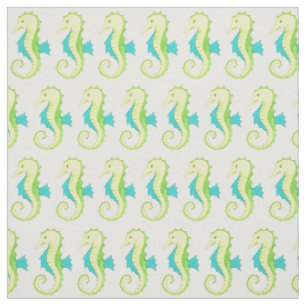 Green Blue Seepferd Sea Horses Ocean Beach Animal Stoff