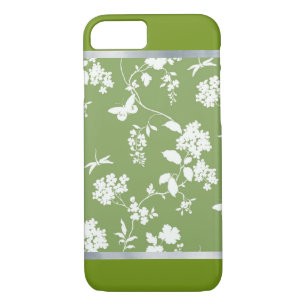 Green Blume Gemustert Spring Design iPhone Case